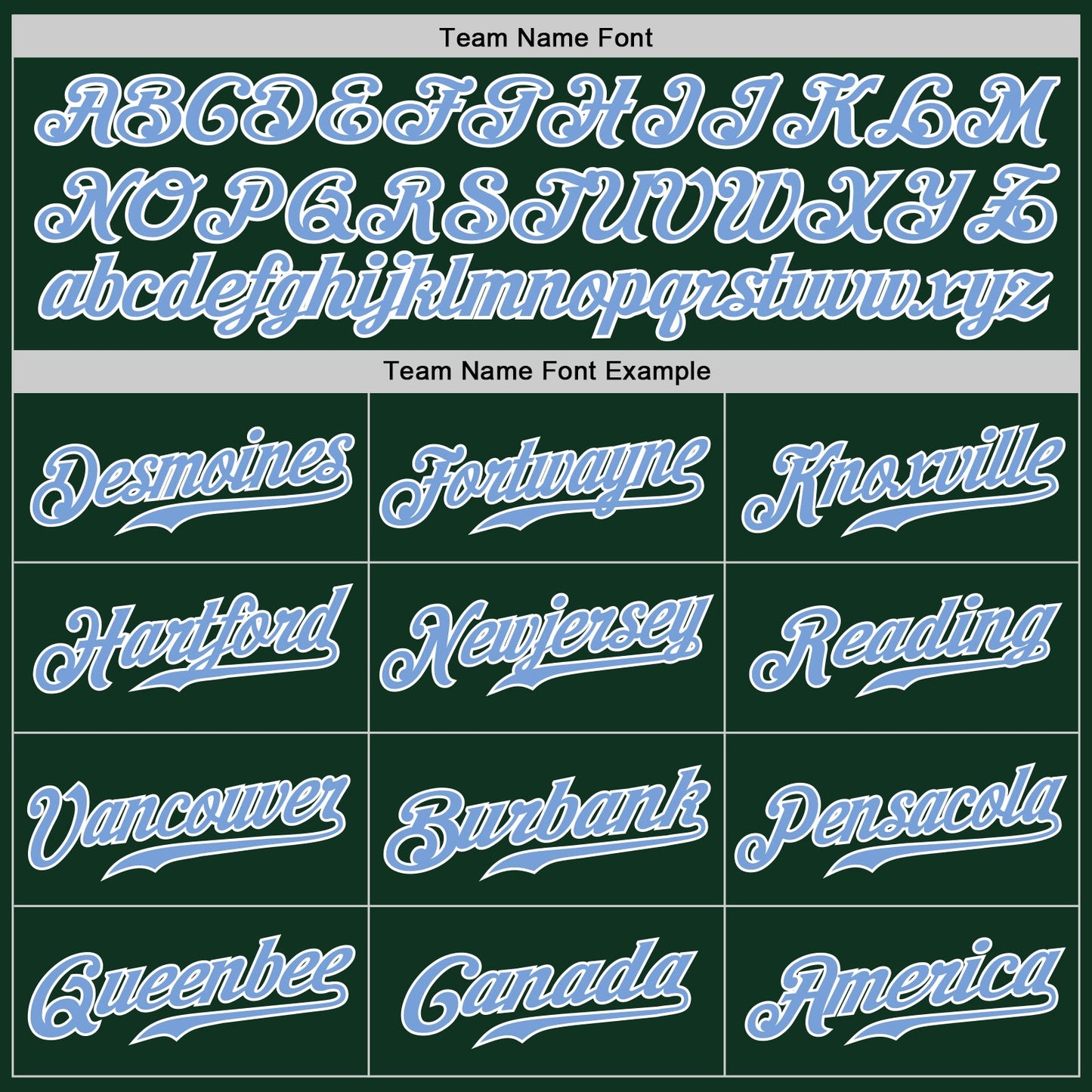 Custom Green Light Blue-White Authentic Baseball Jersey view 4