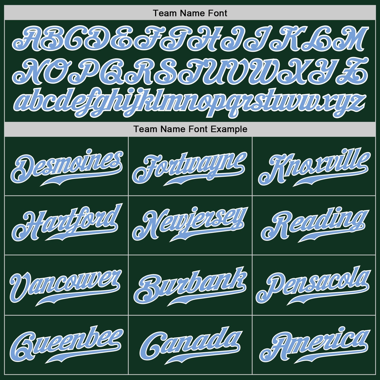 Custom Green Light Blue-White Authentic Baseball Jersey view 4
