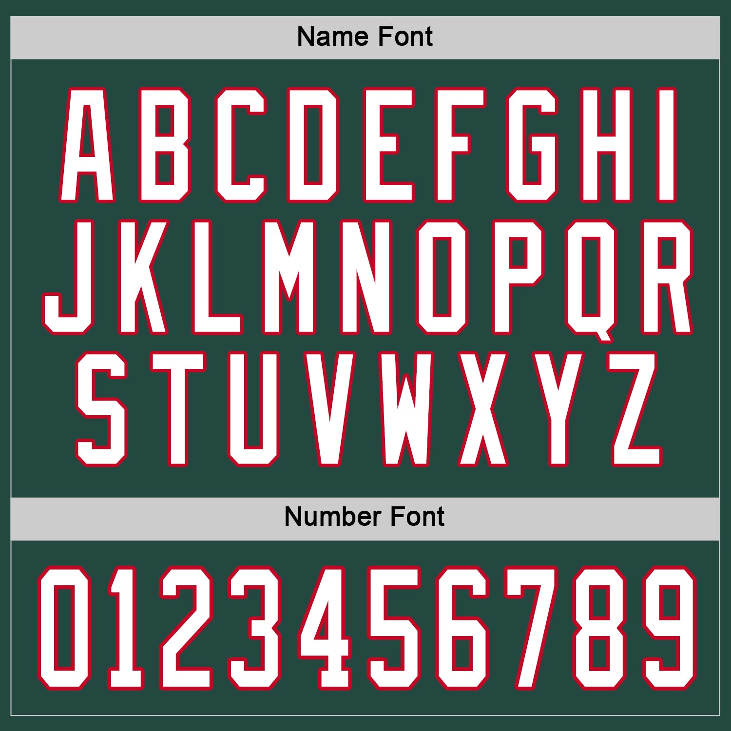 Custom Green White-Red Hockey Jersey view 4