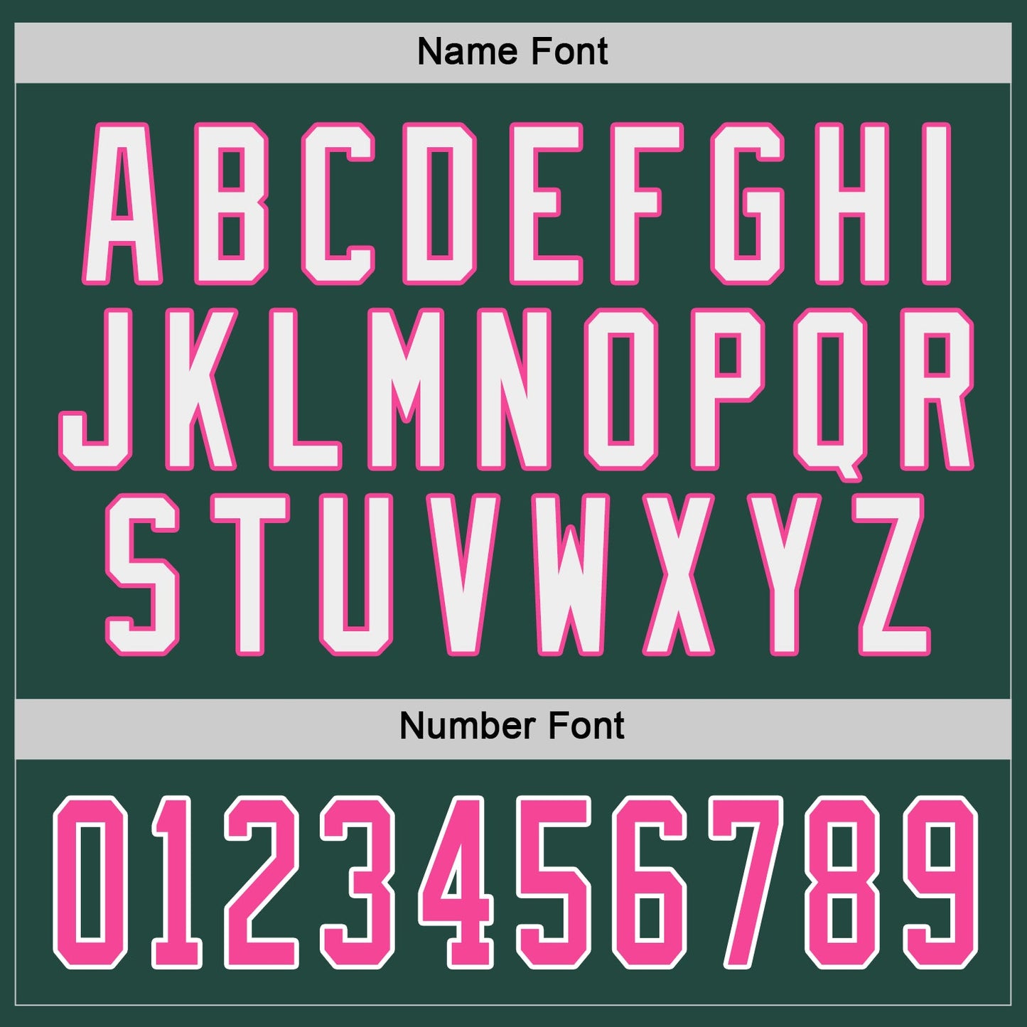 Custom Green Pink-White Hockey Jersey view 4