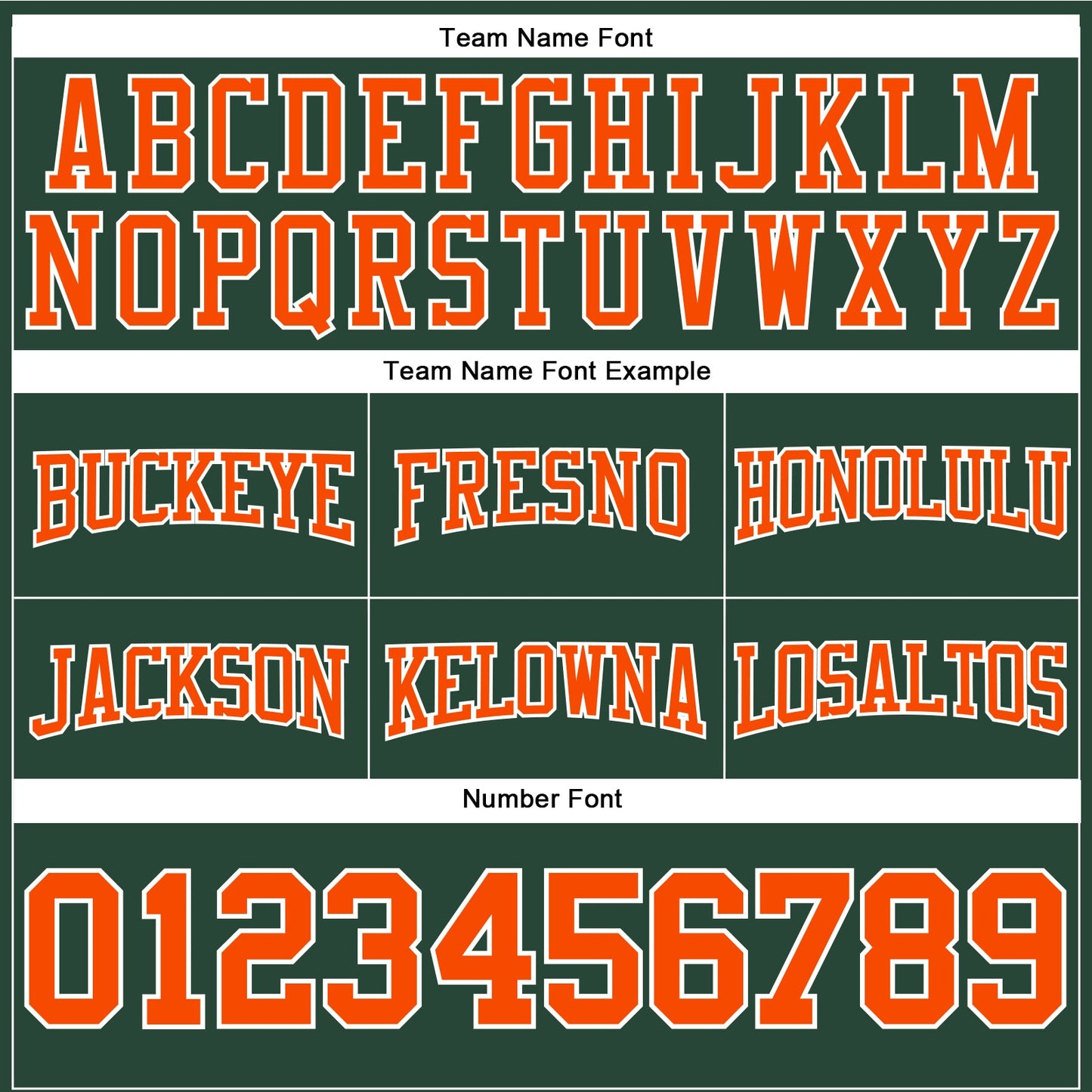 Custom Stitched Green Orange-White Football Pullover Sweatshirt Hoodie view 3
