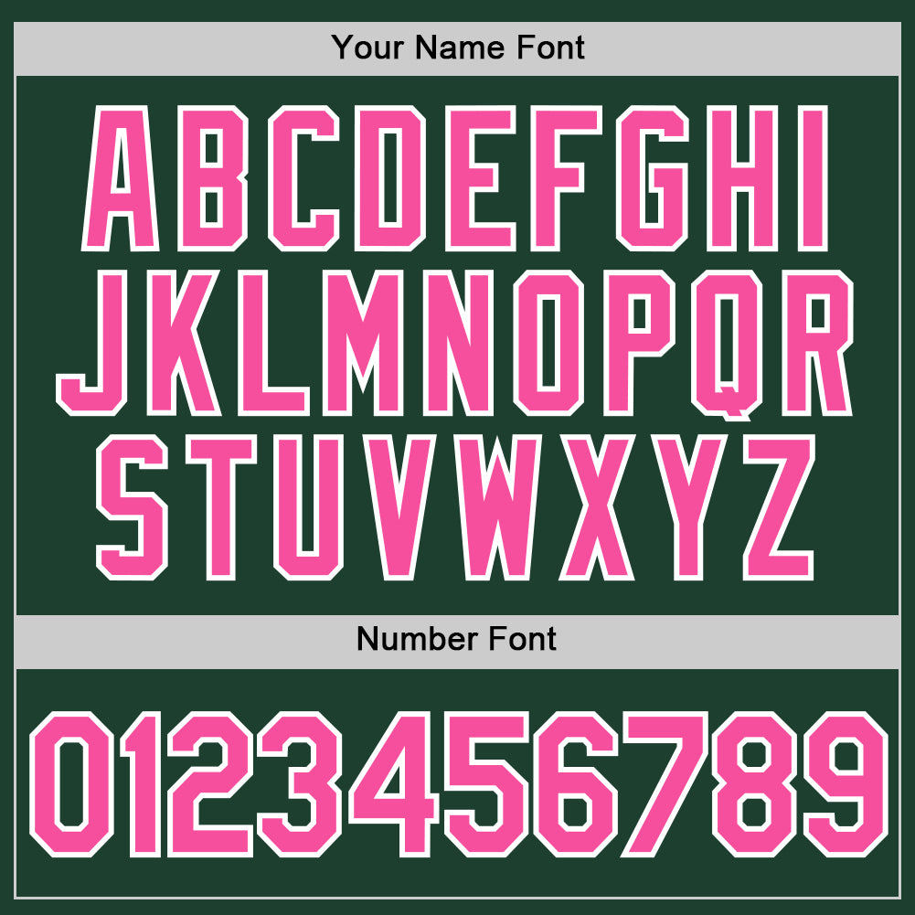 Custom Green Pink-White Performance T-Shirt view 4