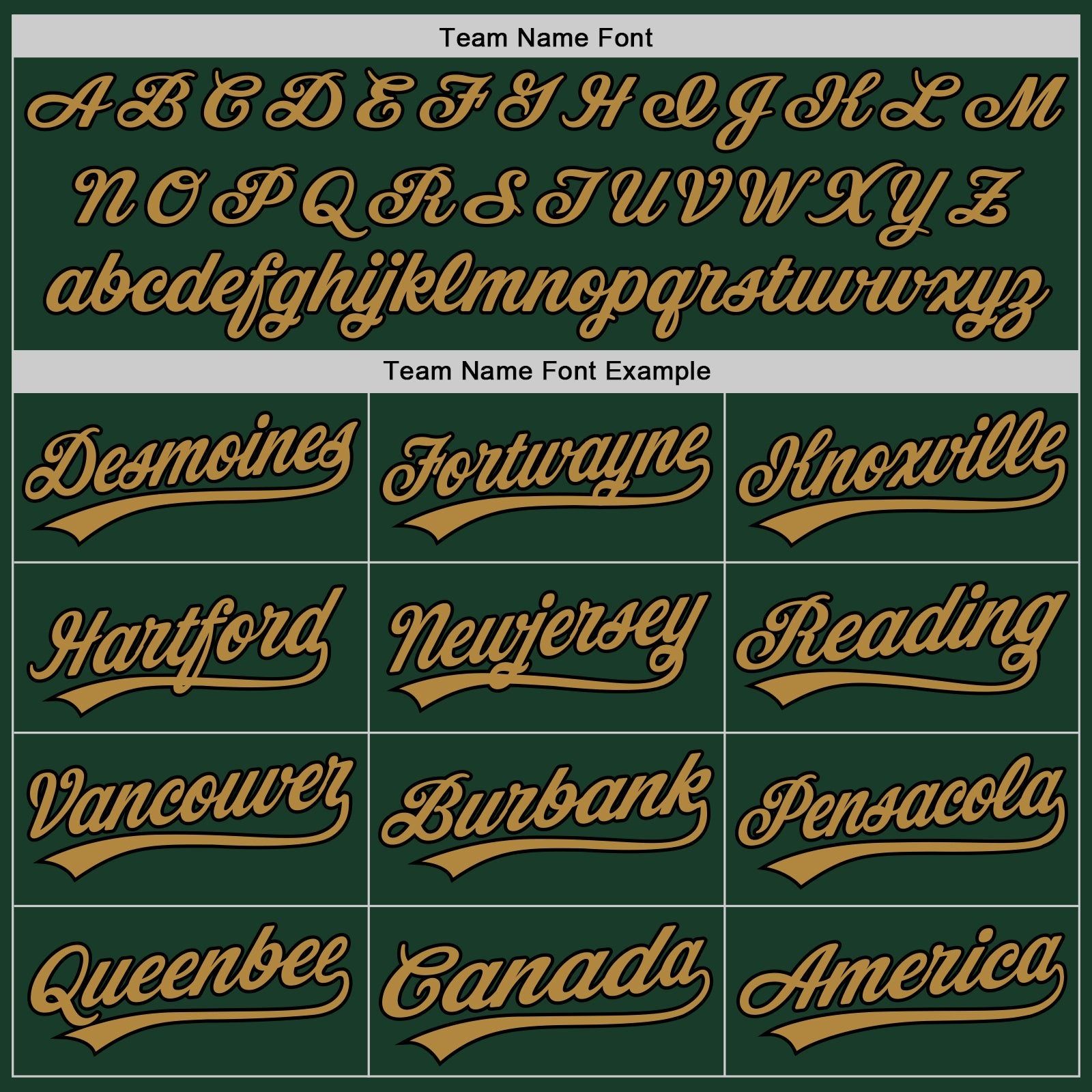 Custom Green Old Gold-Black Authentic Baseball Jersey view 4