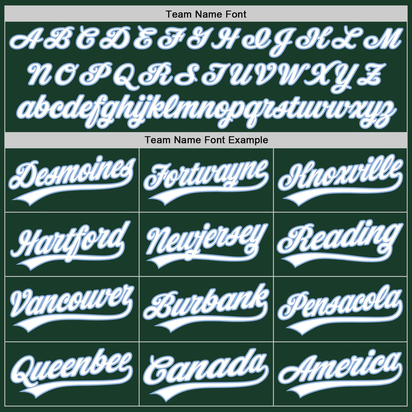 Custom Green White-Light Blue Authentic Baseball Jersey view 4