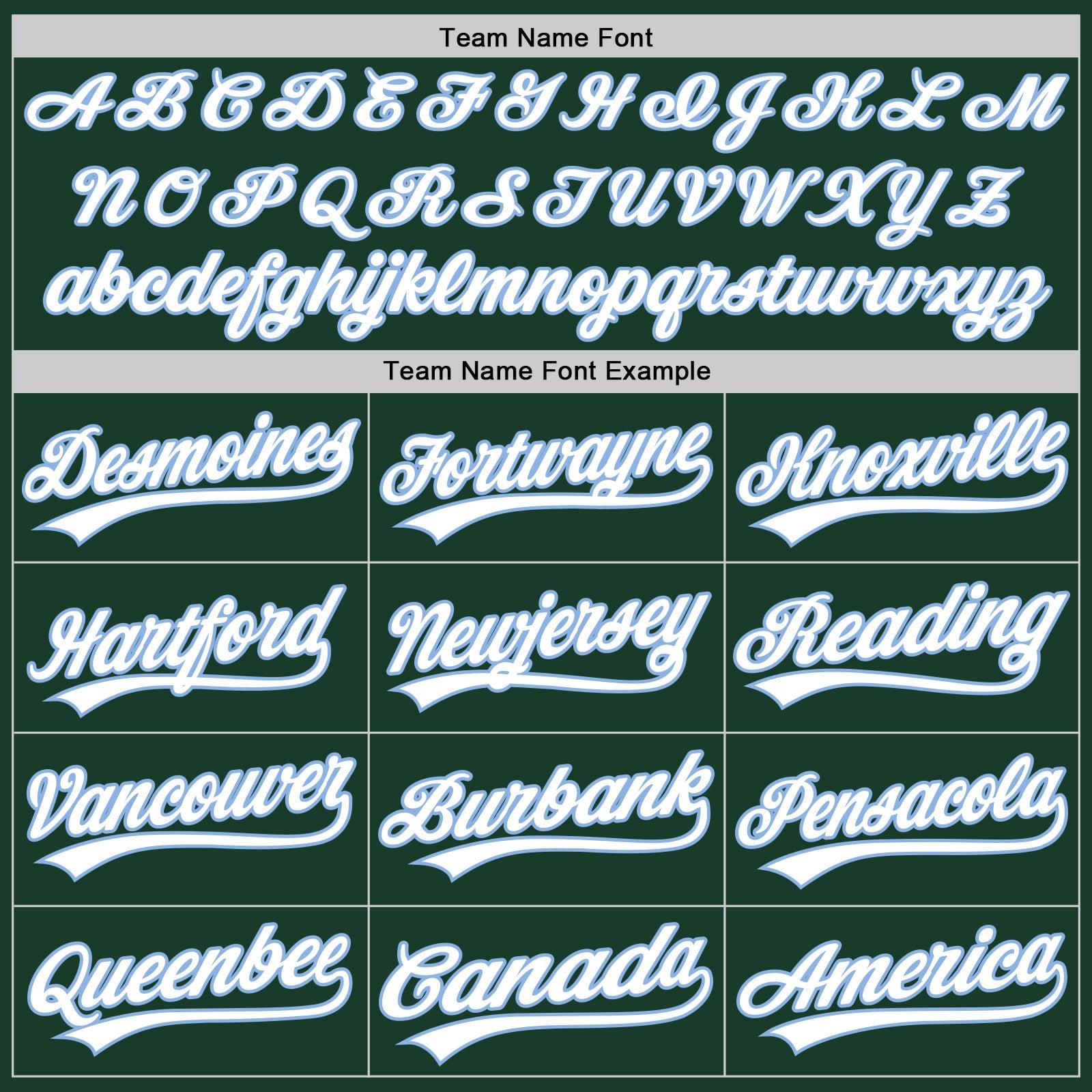 Custom Green White-Light Blue Authentic Baseball Jersey view 4