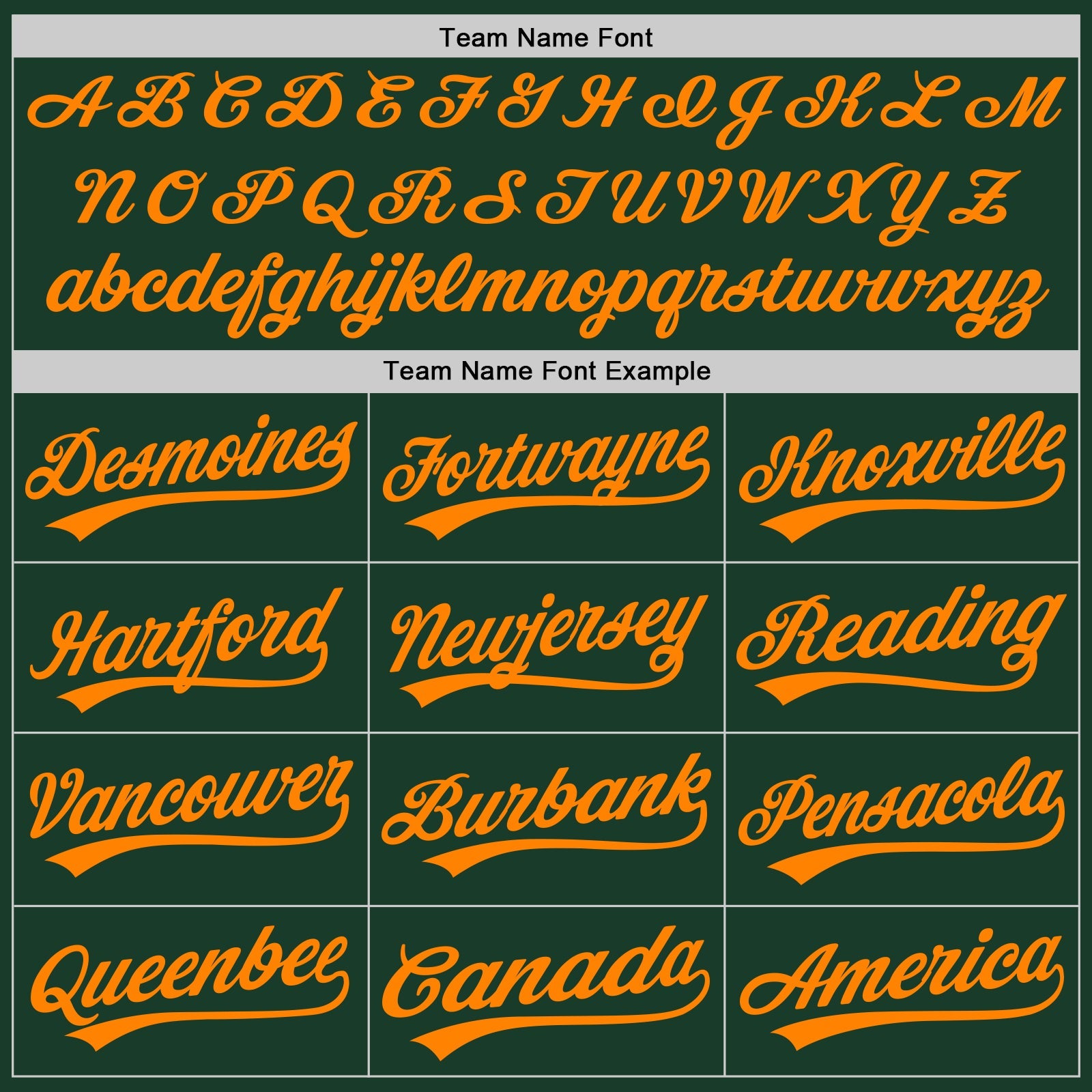 Custom Green Bay Orange Authentic Baseball Jersey view 4
