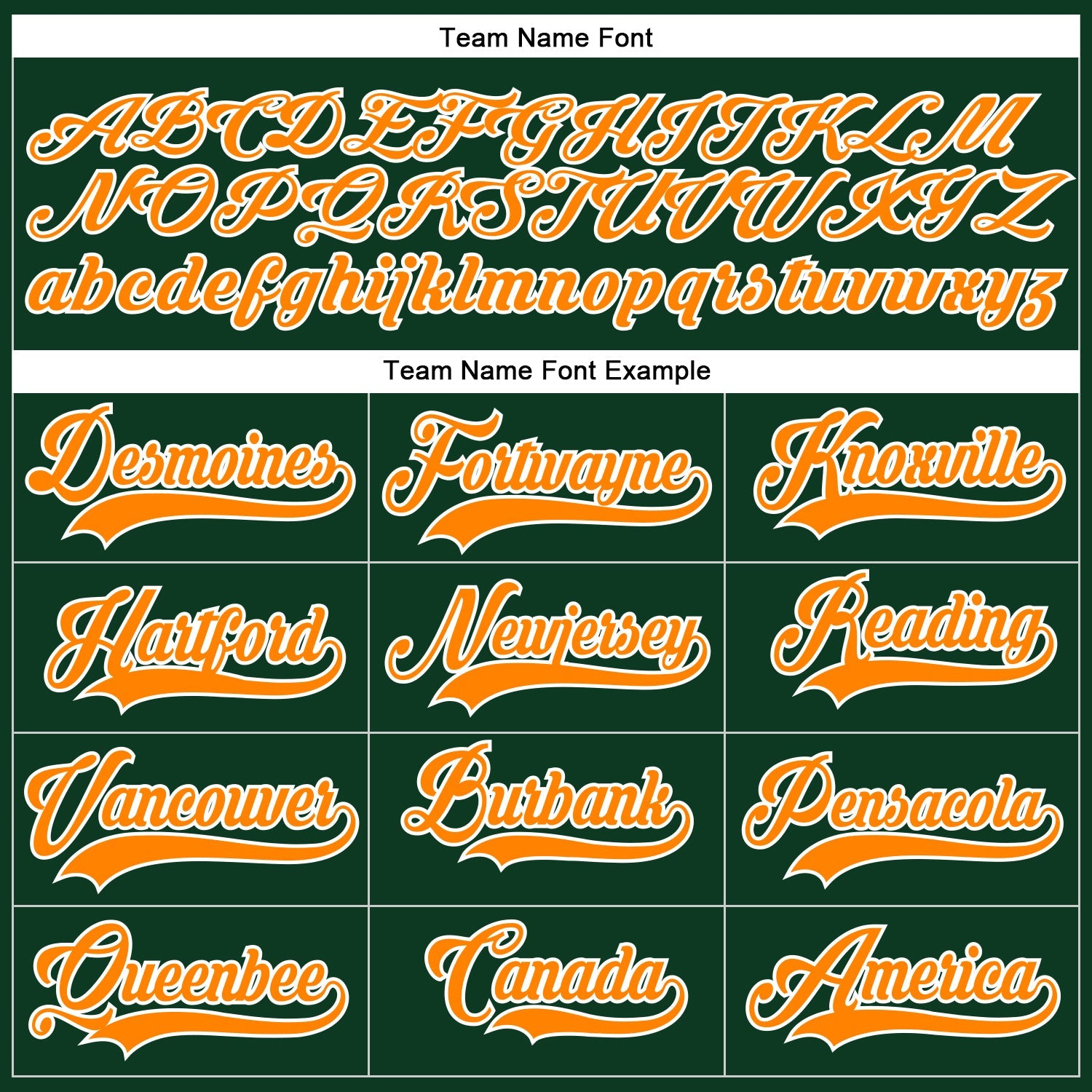 Custom Green Bay Orange-White Hockey Lace Neck Jersey view 4
