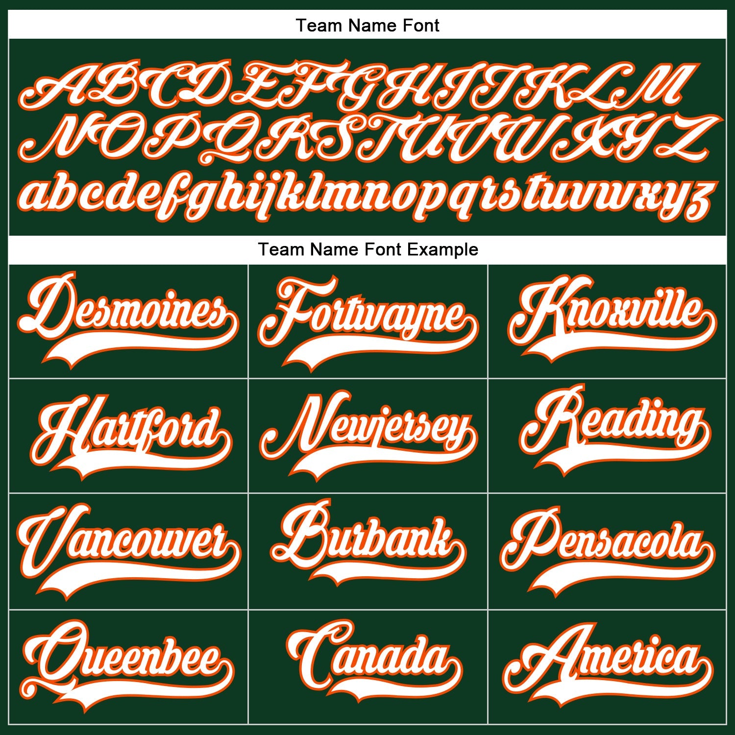 Custom Green White-Orange Hockey Lace Neck Jersey view 4