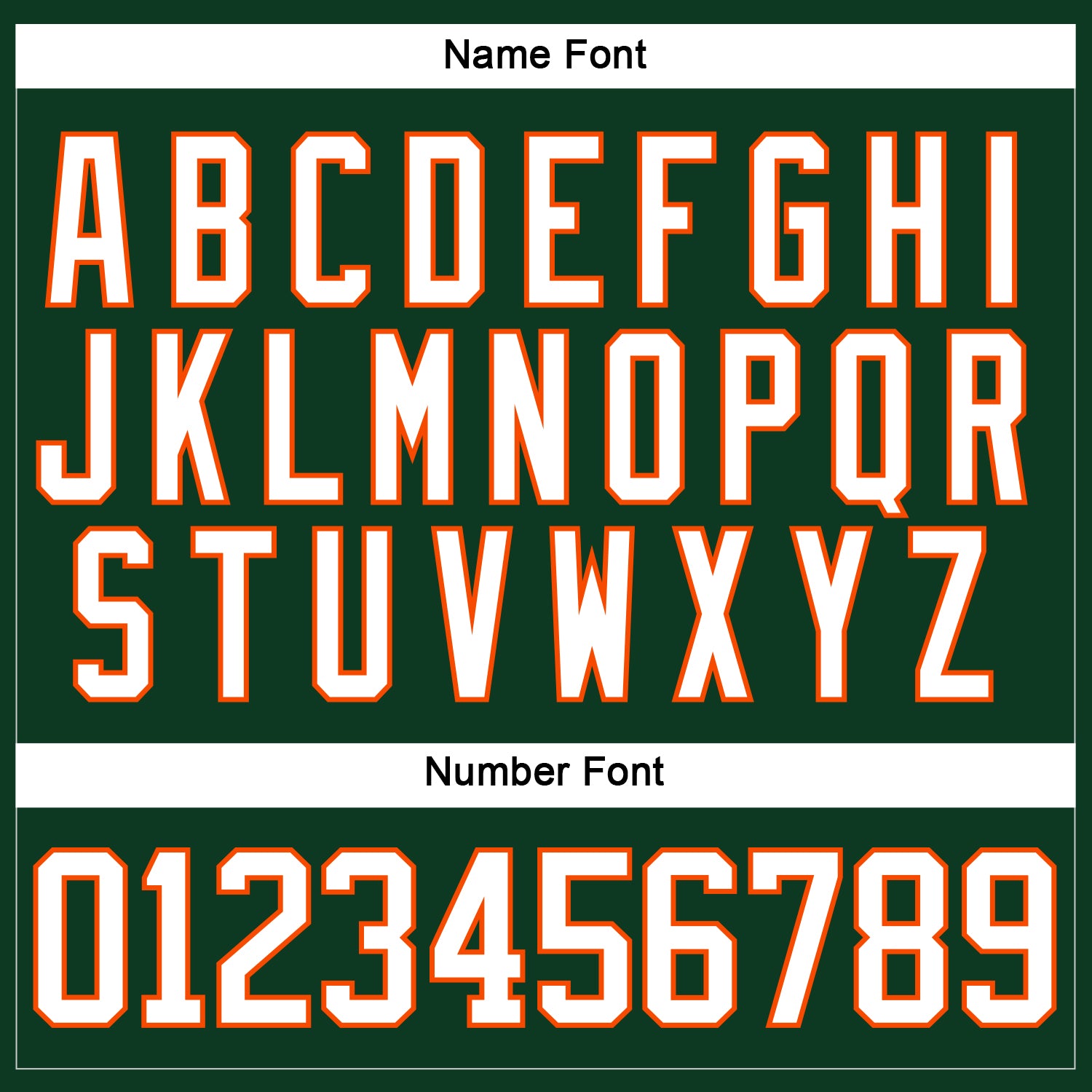 Custom Green White-Orange Hockey Lace Neck Jersey view 5
