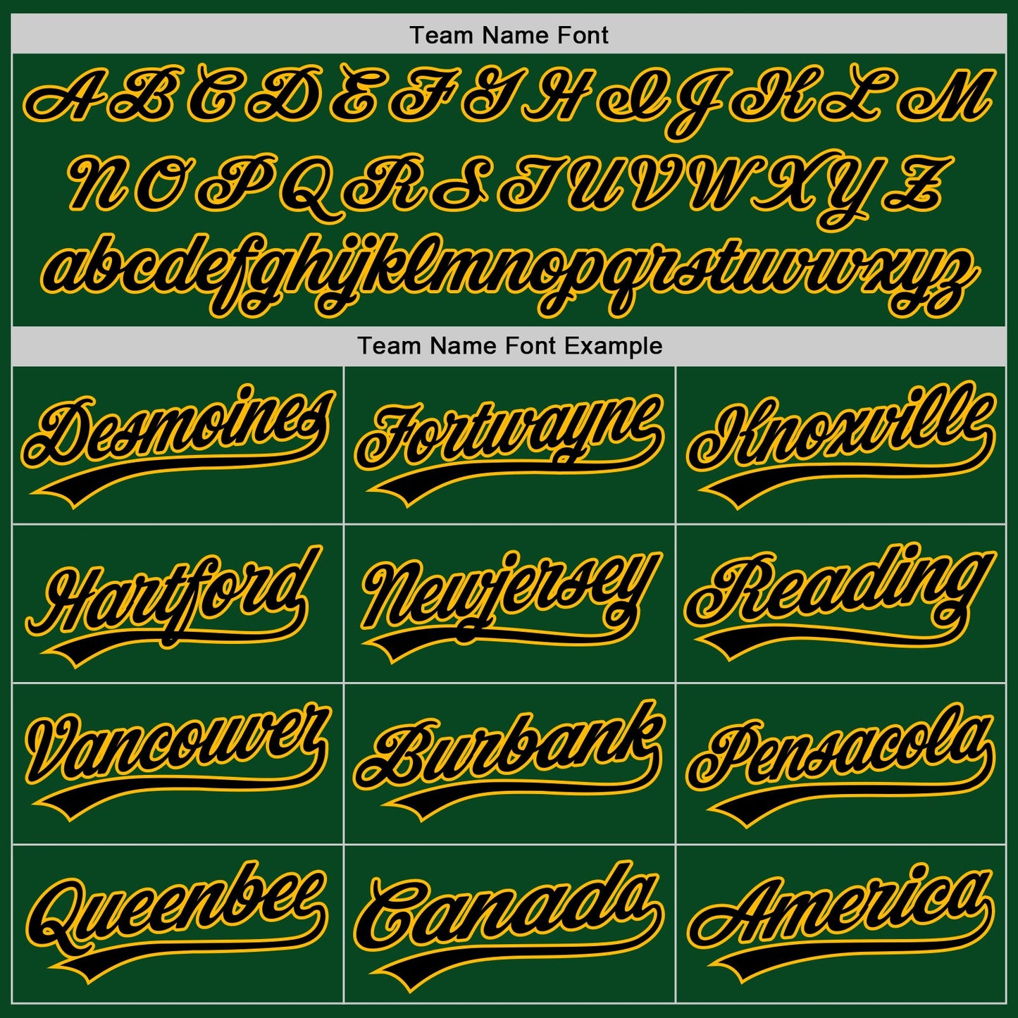 Custom Green Gold-Black Authentic Throwback Baseball Jersey view 4
