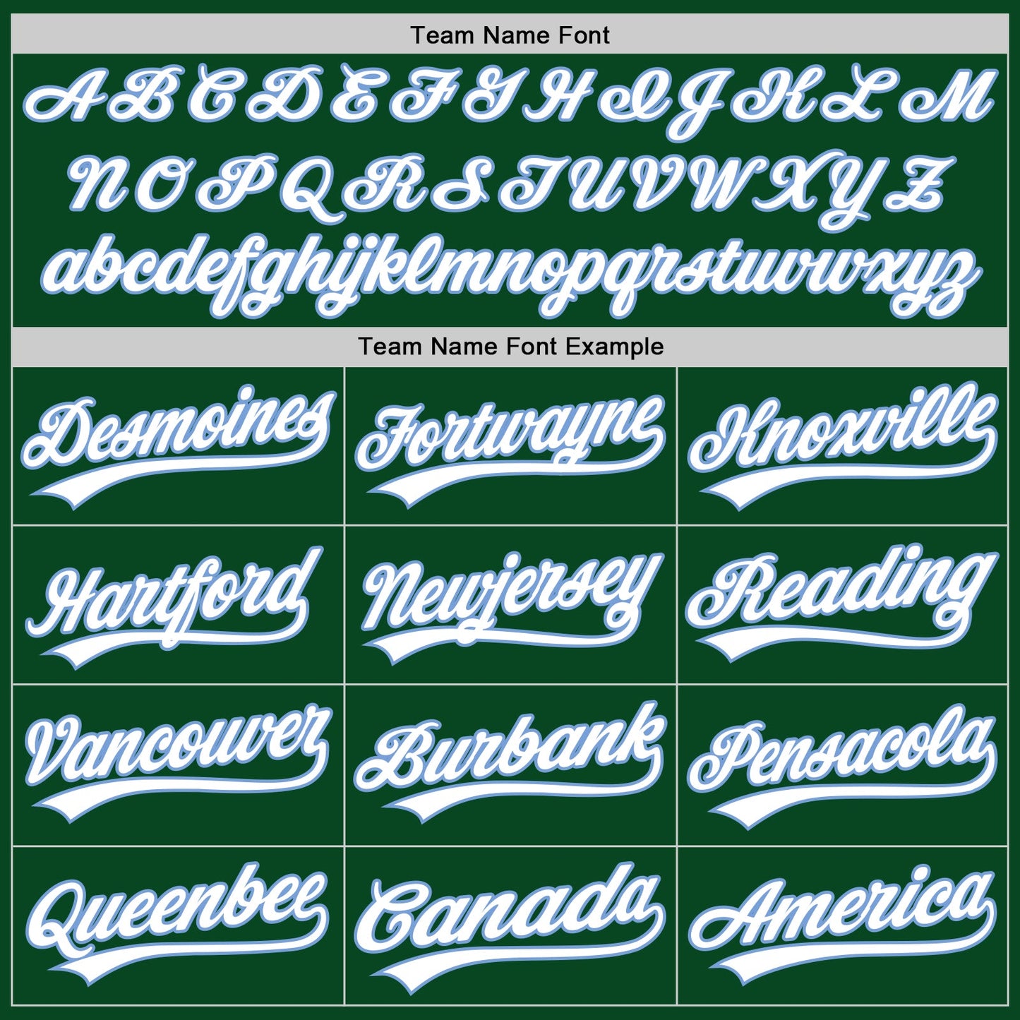 Custom Green White-Light Blue Authentic Throwback Baseball Jersey view 4