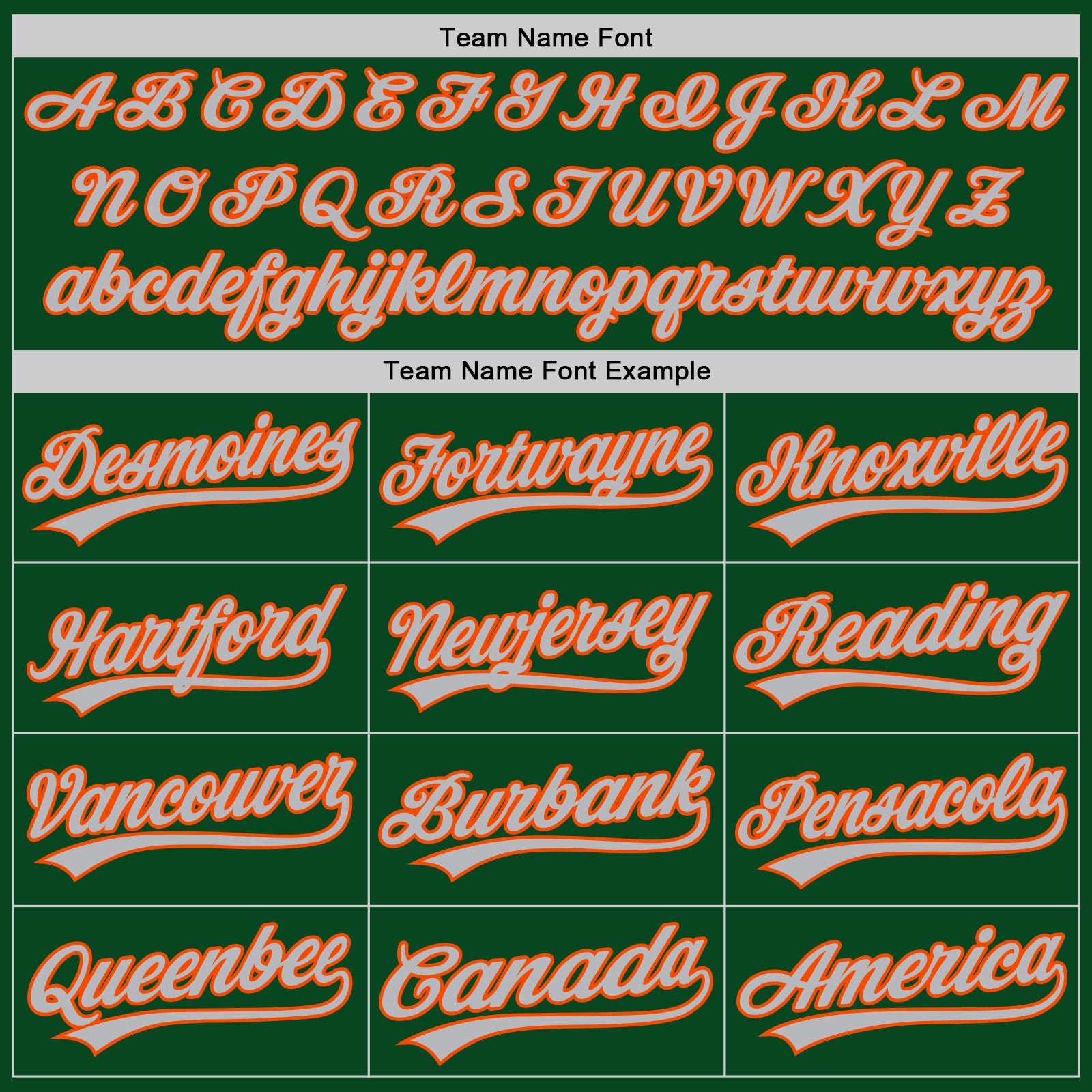 Custom Green Orange-Gray Authentic Throwback Baseball Jersey view 4