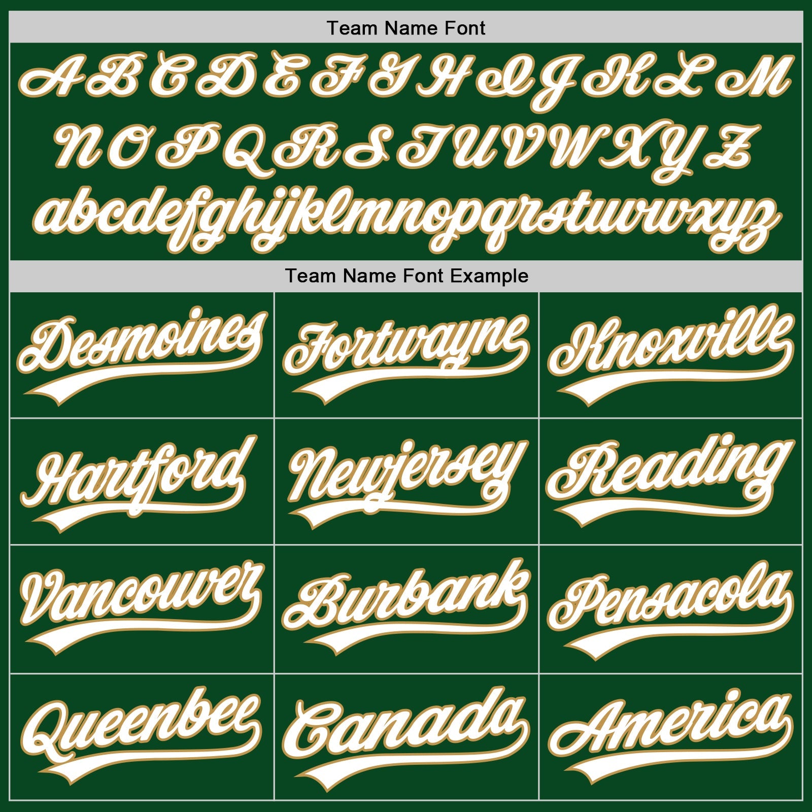 Custom Green White-Old Gold Authentic Throwback Baseball Jersey view 4