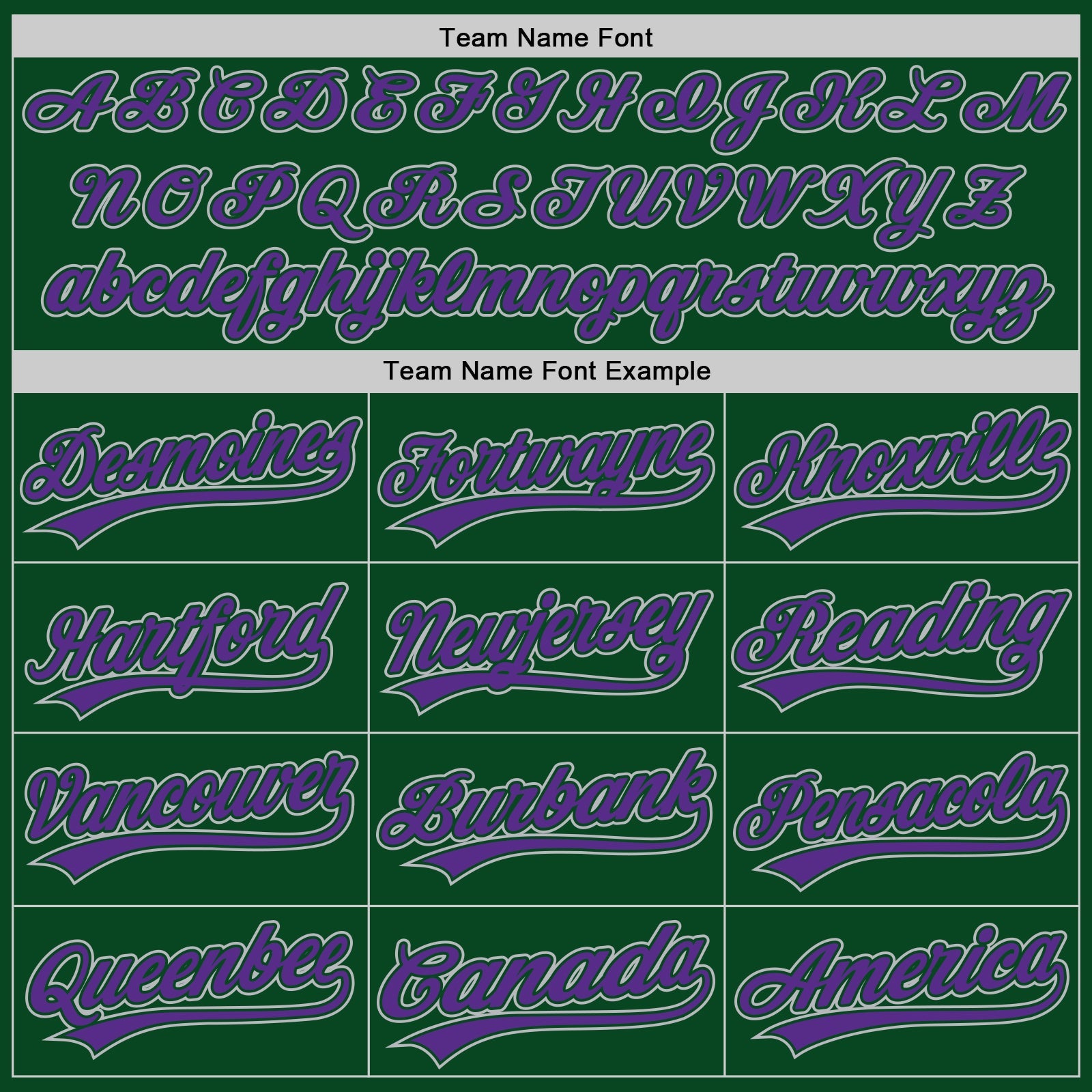 Custom Green Purple-Gray Authentic Throwback Baseball Jersey view 4