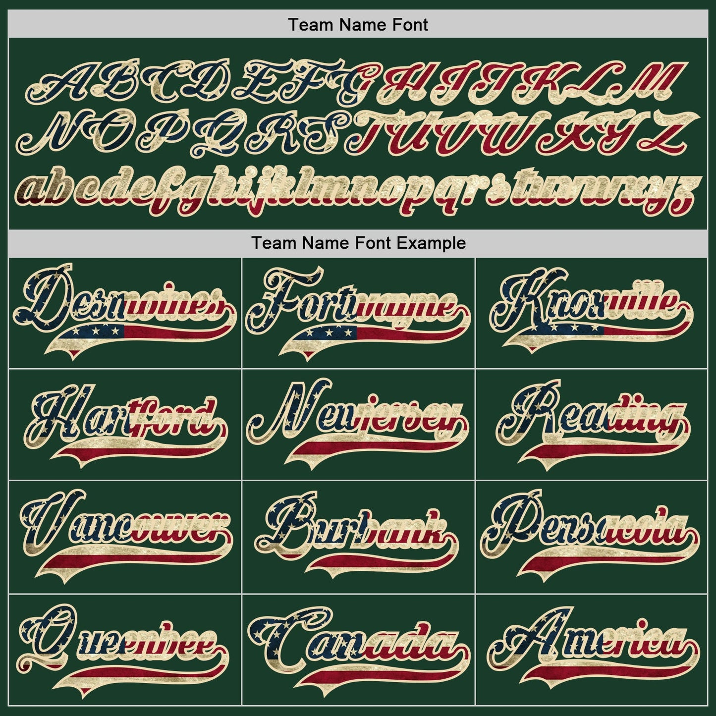 Custom Green Vintage USA Flag-Cream Hockey Lace Neck Jersey view 4