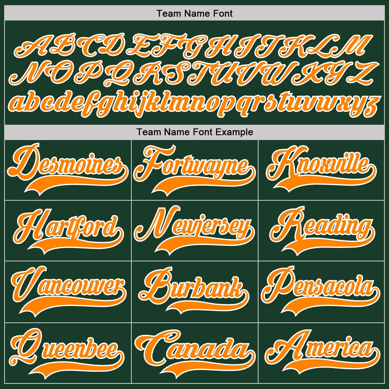 Custom Green Bay Orange-White Hockey Lace Neck Jersey view 4
