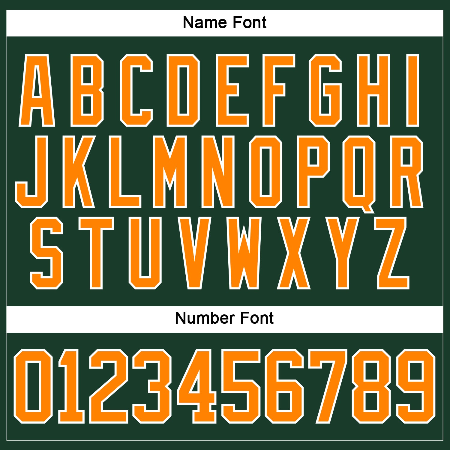 Custom Green Bay Orange-White Hockey Lace Neck Jersey view 5