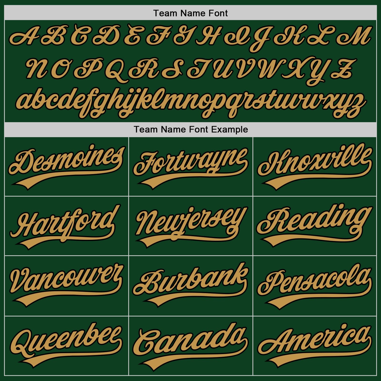 Custom Green Old Gold-Black Authentic Throwback Baseball Jersey view 4