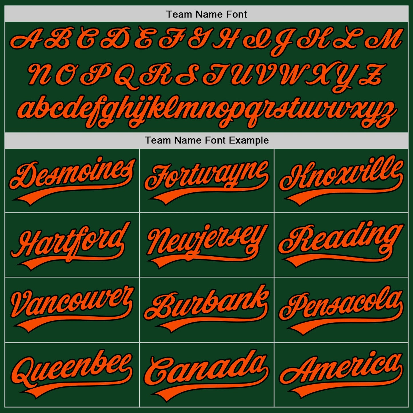 Custom Green Orange-Black Authentic Throwback Baseball Jersey view 4