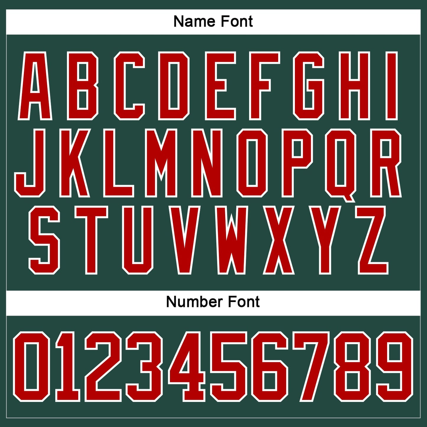 Custom Green Red-White Hockey Jersey view 5