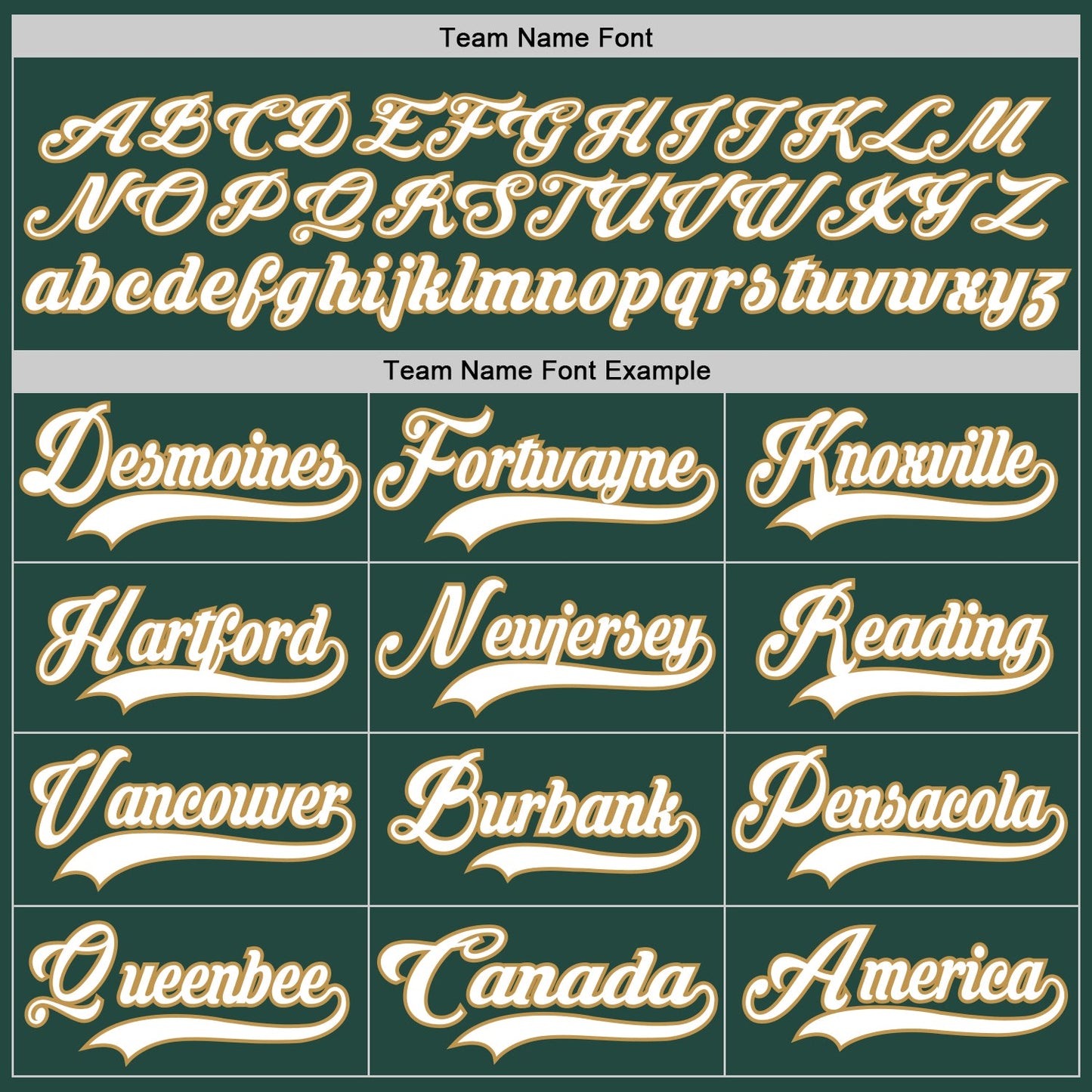 Custom Green White-Old Gold Hockey Jersey view 4