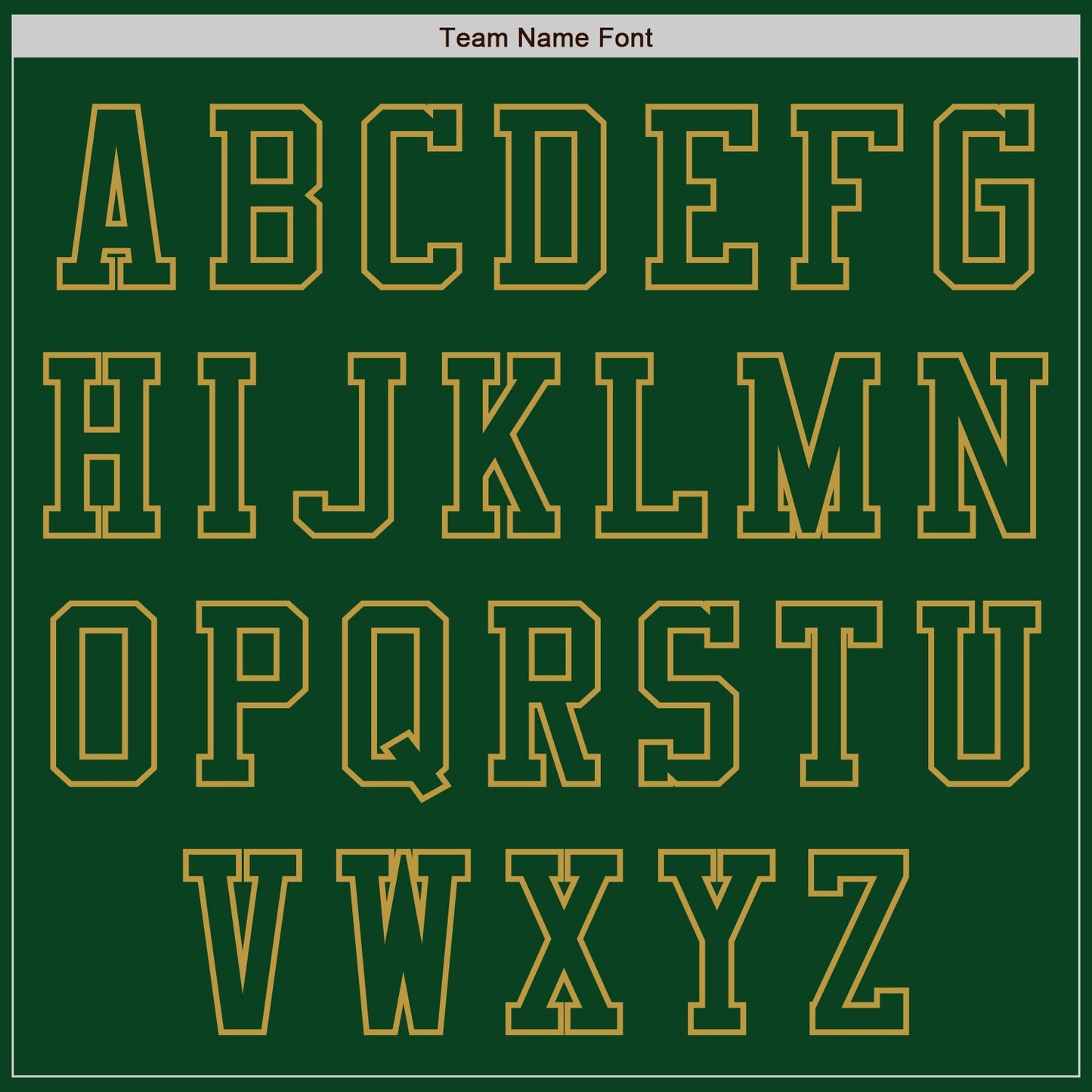 Custom Green Old Gold Authentic Baseball Jersey view 3