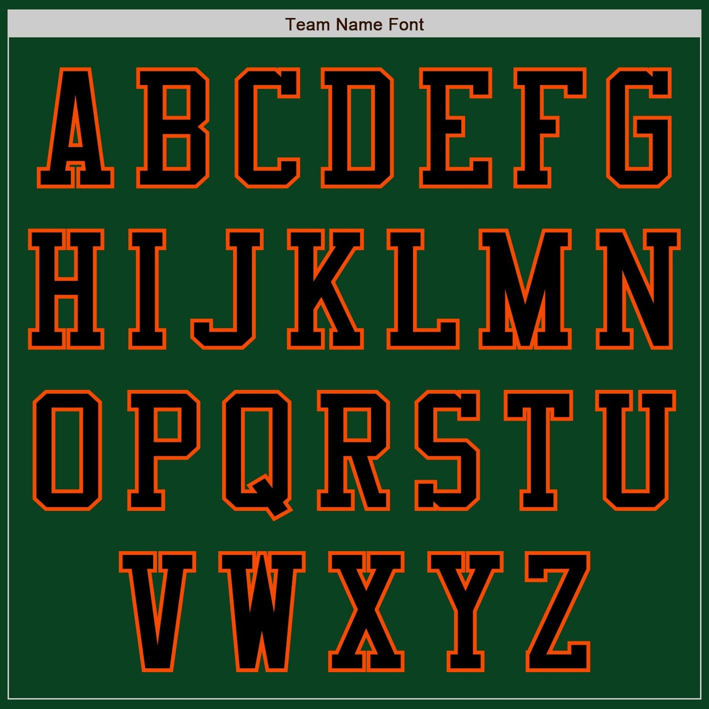 Custom Green Black-Orange Authentic Baseball Jersey view 3