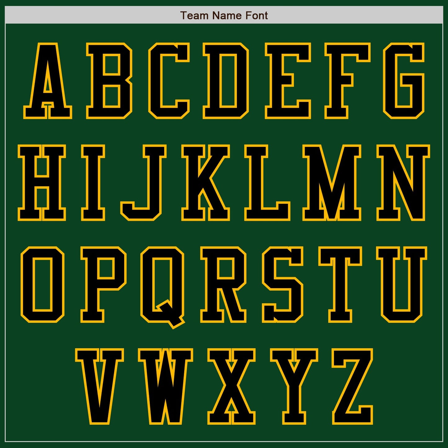 Custom Green Black-Gold Authentic Baseball Jersey view 3