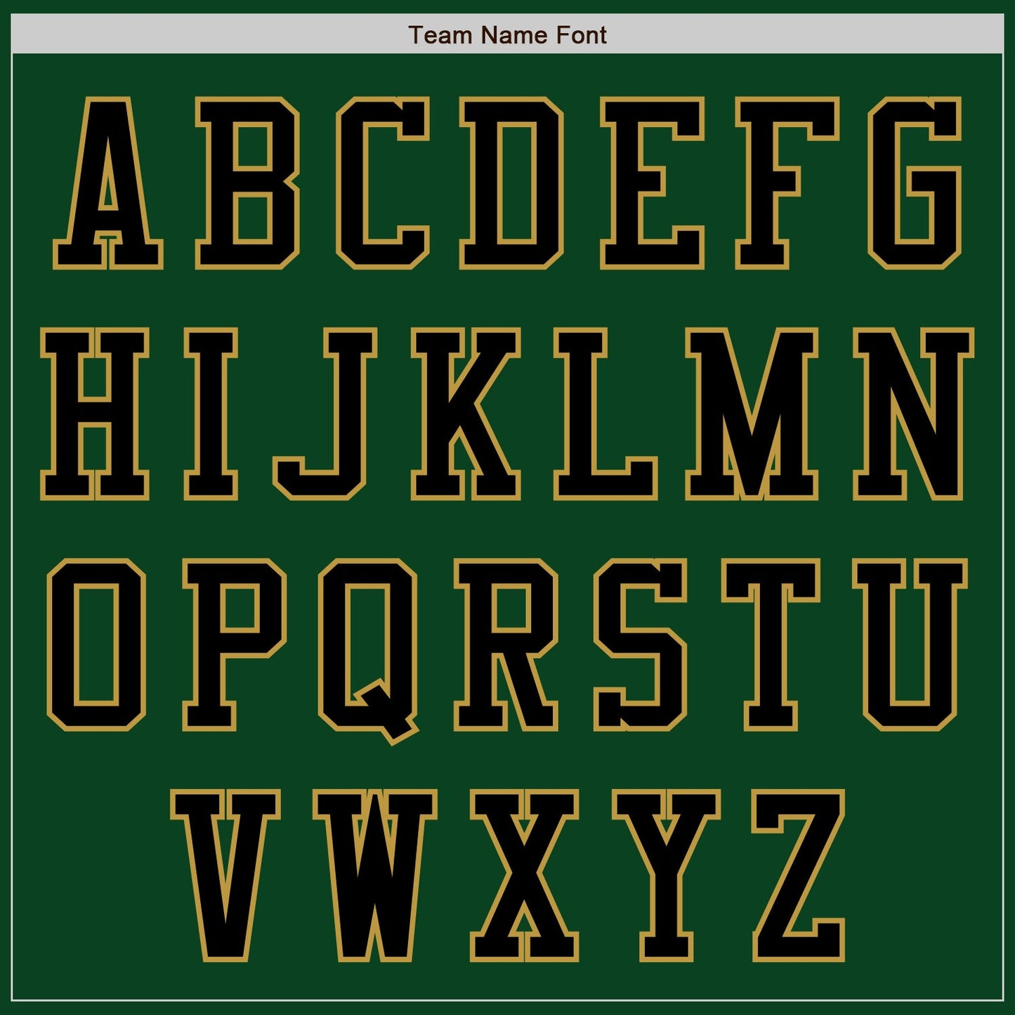 Custom Green Black-Old Gold Authentic Baseball Jersey view 7