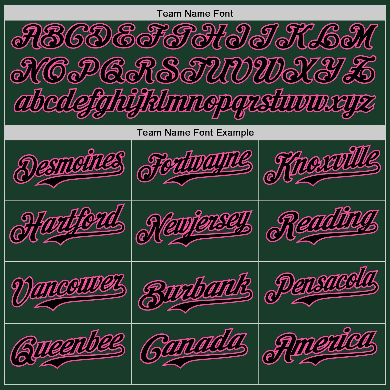 Custom Green Black-Pink Authentic Baseball Jersey view 4