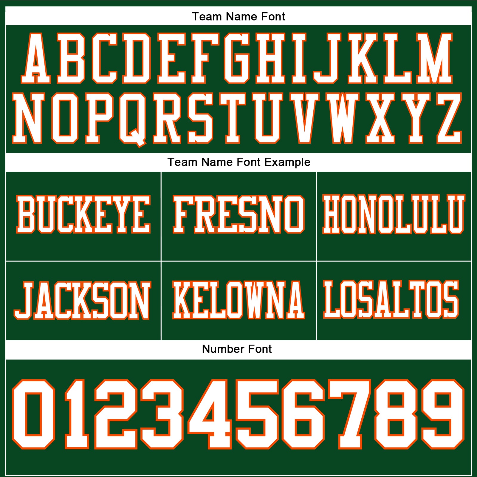 Custom Green White-Orange Authentic Football Jersey view 4