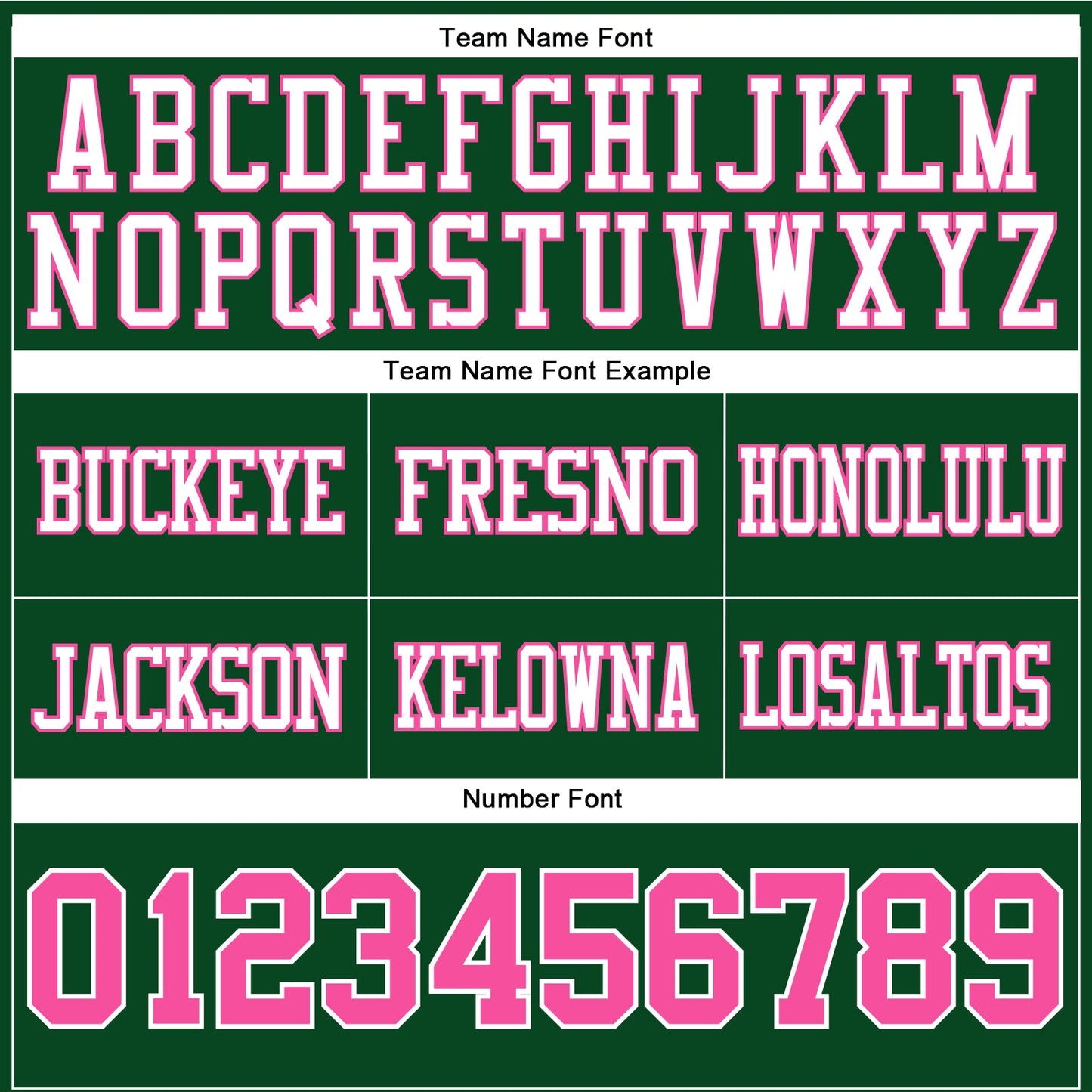 Custom Green Pink-White Authentic Football Jersey view 4