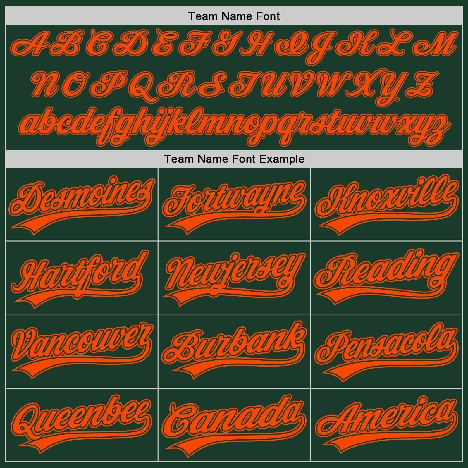 Custom Green Orange Authentic Baseball Jersey view 4