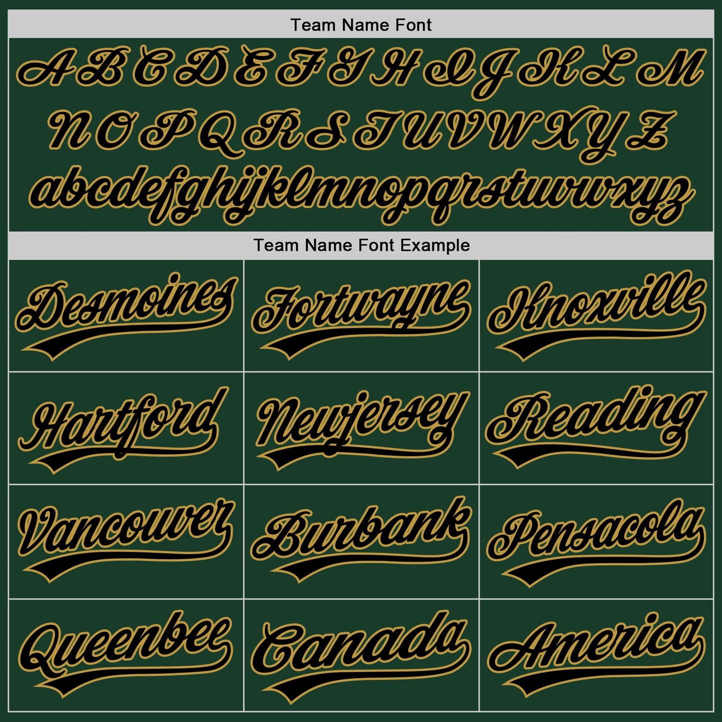 Custom Green Black-Old Gold Authentic Baseball Jersey view 4