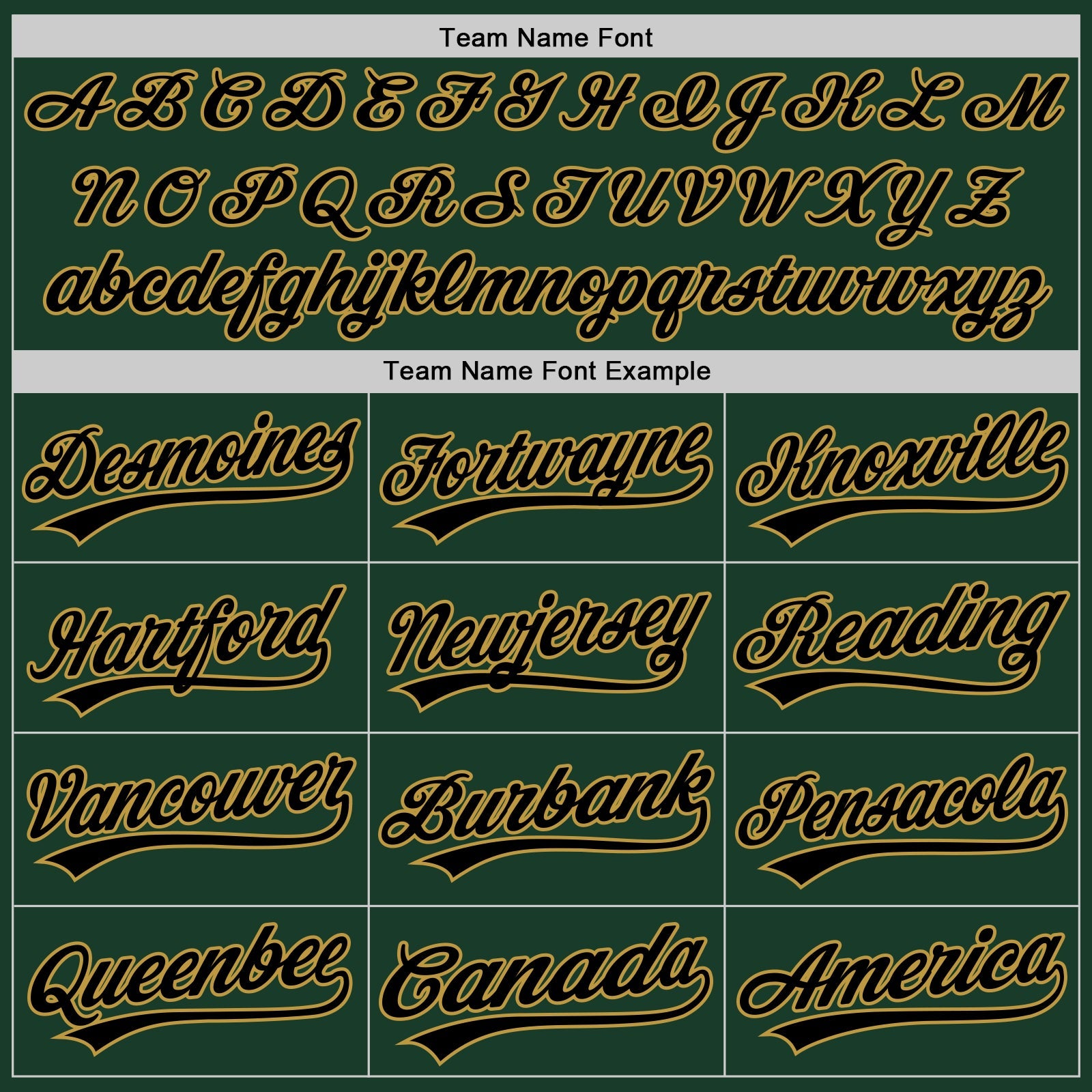 Custom Green Black-Old Gold Authentic Baseball Jersey view 4