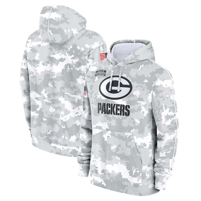 GB.Packers 2024 Salute To Service Club Pullover Hoodie Cheap sale Birthday and Christmas gifts Stitched American Football Jerseys - Main View