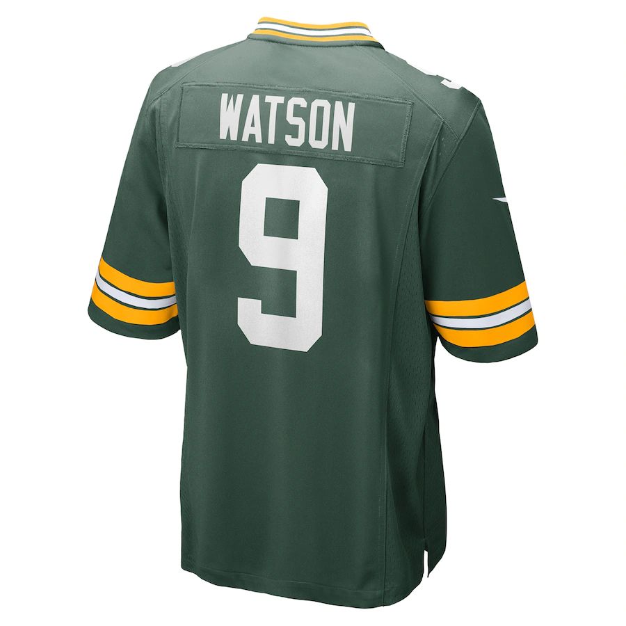GB.Packers #9 Christian Watson Green Game Player Jersey Stitched American Football Jerseys - Main View