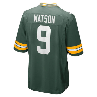 GB.Packers #9 Christian Watson Green Game Player Jersey Stitched American Football Jerseys - Main View