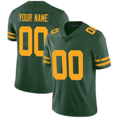 Custom GB.Packers Green Stitched  Vapor Limited Football Jersey - Main View