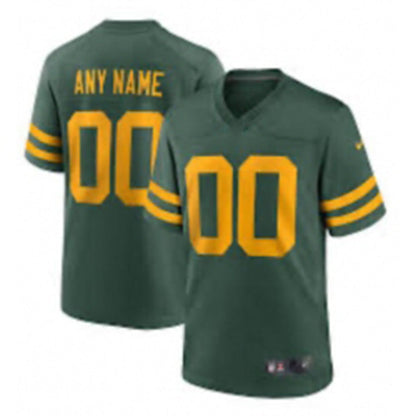 Custom GB.Packers Green Yellow 2021 Vapor Untouchable Stitched Limited Jersey Stitched American Football Jerseys - Main View