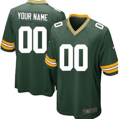 Custom GB.Packers Green Limited Jersey Stitched American Football Jerseys - Main View