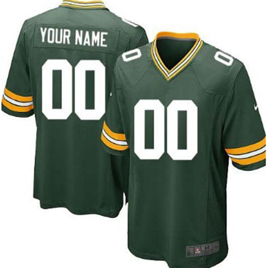 Custom GB.Packers Green Limited Jersey Stitched American Football Jerseys - Main View