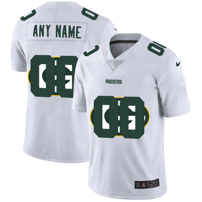 Custom GB.Packers White Team Big Logo Vapor Untouchable Limited Jersey Stitched American Football Jerseys - Main View