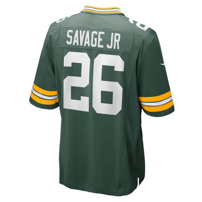 GB.Packers #26 Darnell Savage Jr. Green Game Team Jersey Stitched American Football Jerseys - Main View