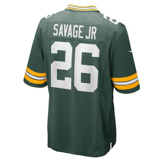 GB.Packers #26 Darnell Savage Jr. Green Game Team Jersey Stitched American Football Jerseys - Main View