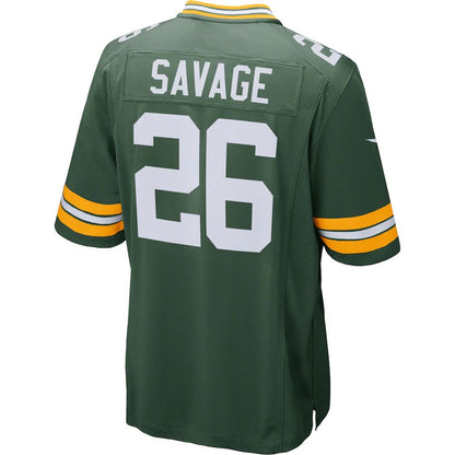 GB.Packers #26 Darnell Savage Green Game Jersey Stitched American Football Jerseys - Main View