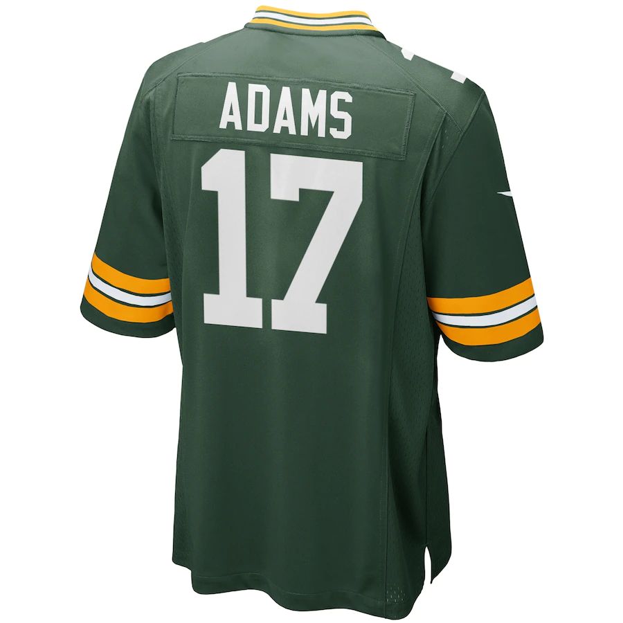 GB.Packers #17 Davante Adams Green Team Game Jersey Stitched American Football Jerseys - Main View