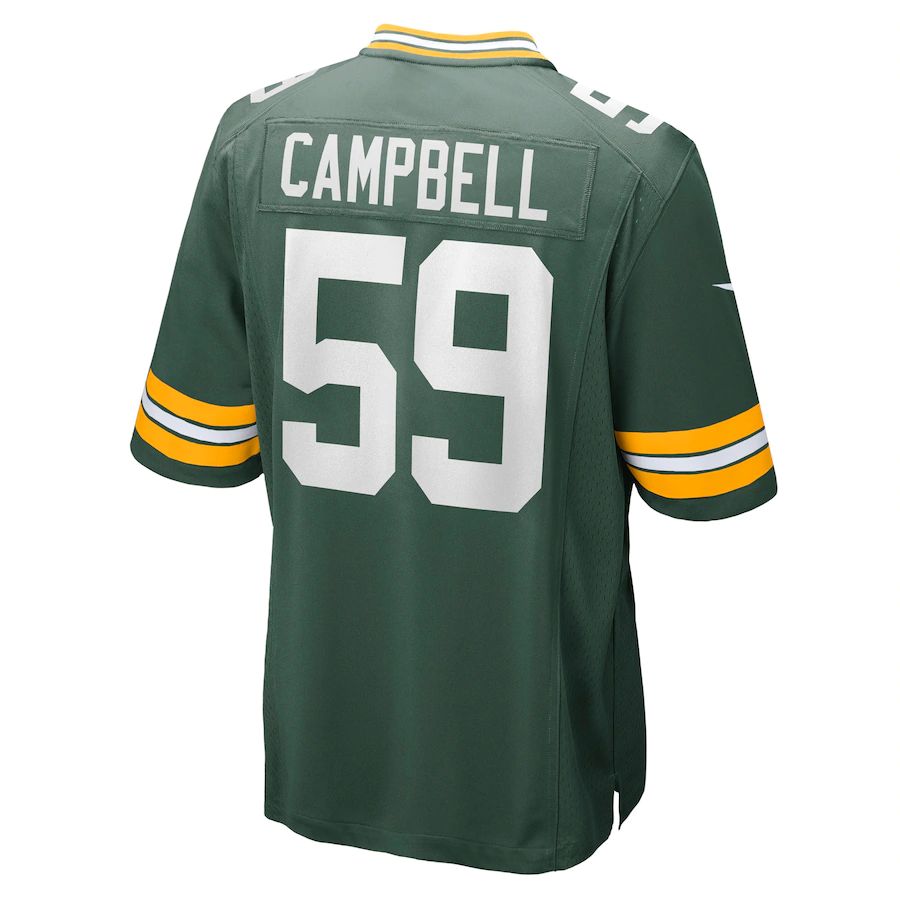 GB.Packers #59 De'Vondre Campbell Green Game Jersey Stitched American Football Jerseys - Main View