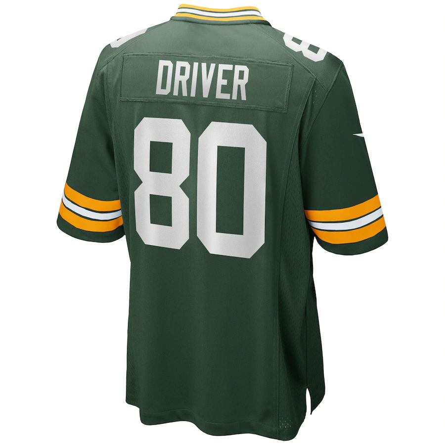 GB.Packers #80 Donald Driver Green Game Retired Player Jersey Stitched American Football Jerseys - Main View