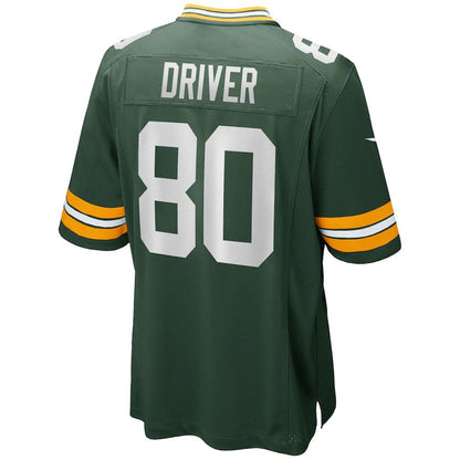 GB.Packers #80 Donald Driver Green Game Retired Player Jersey Stitched American Football Jerseys - Main View